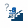 Icon Treppenlift Weiss Nicht